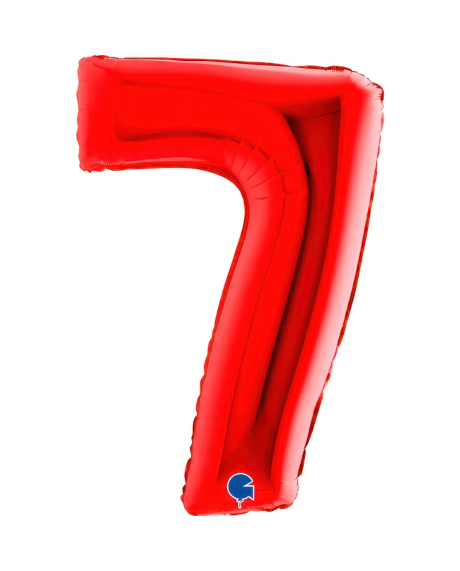 Forma Numero 7 Rojo 62X91cm (0,057m3)