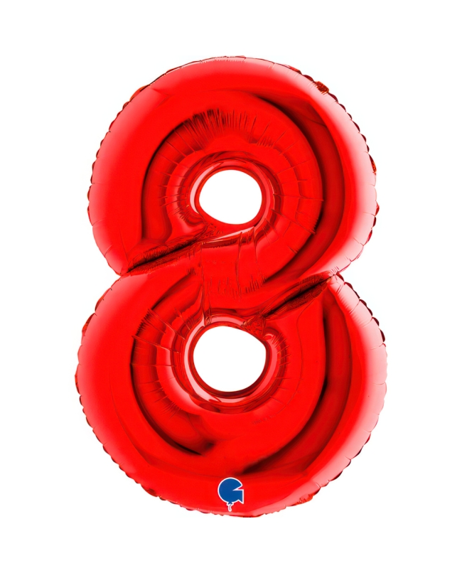 Forma Numero 8 Rojo 65X94cm (0,075m3)