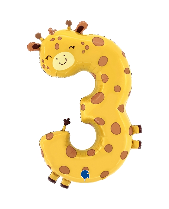 Forma Numero 3 Girafa 56X90cm (0,040m3)