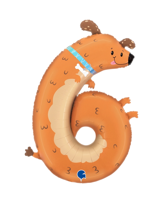 Forma Numero 6 Perro 64X90cm (0,046m3)