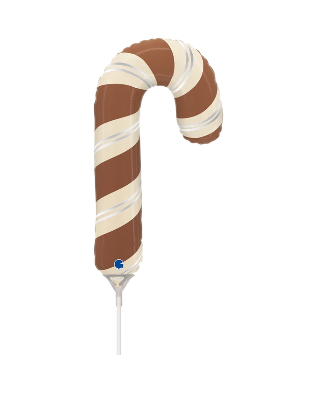 Mini Forma Baston Caramelo Chocolate 15X29cm