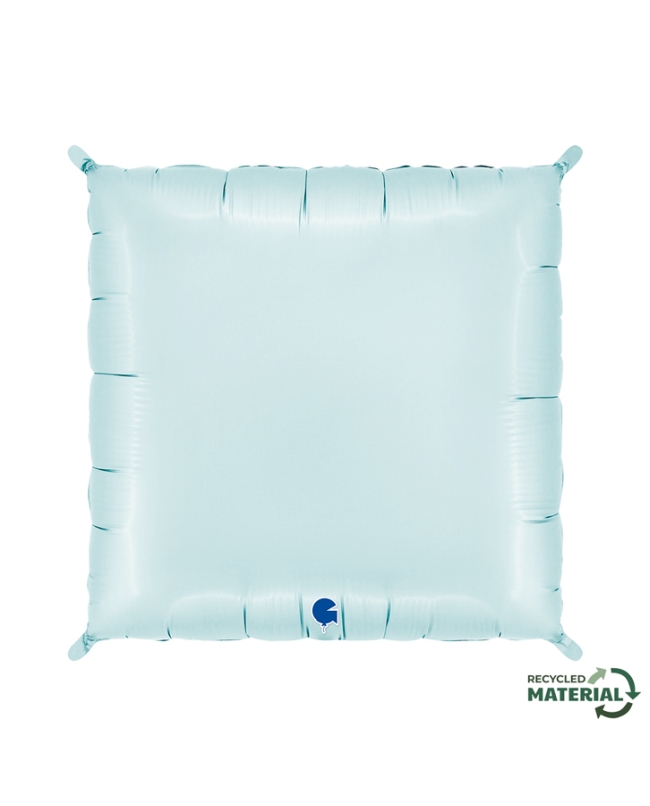 Forma Cuadrado Deco Bicolor Satin Pastel Azul Y Rosa 44 X 44cm (0,041m3)