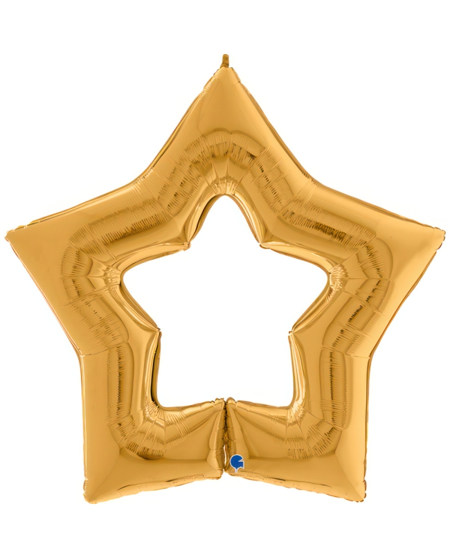 Forma Estrella Cadena Dorada 96X94cm (0,047m3)