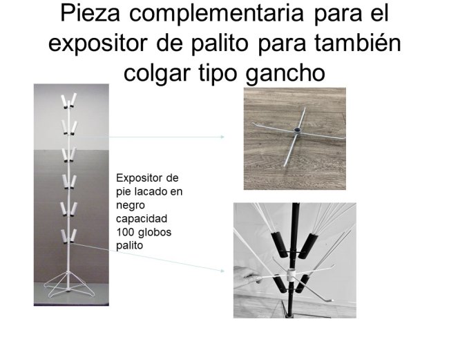 GANCHOS PARA EXPOSITOR DE ARBOL PALITO