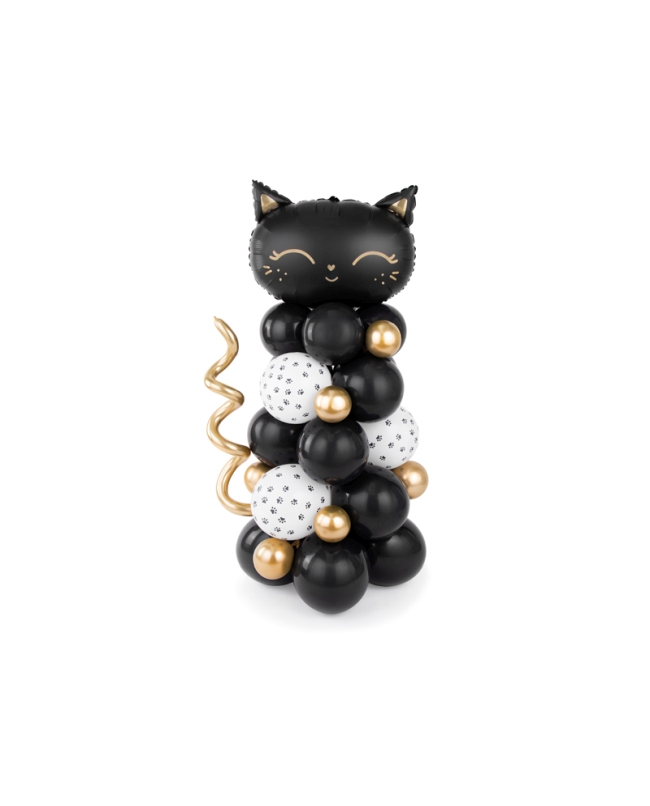 Kit Globos Latex/Foil Gato Negro 83X140cm ***OFERTA DTO NO ACUMULABLE