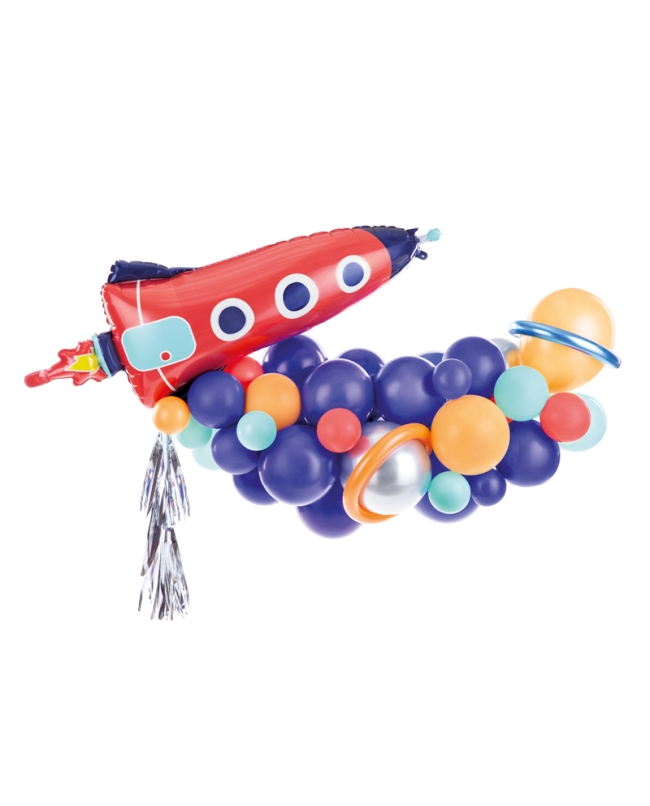 Guirnalda Globos Latex Y Foil Cohete 154X130cm ***OFERTA DTO NO ACUMULABLE