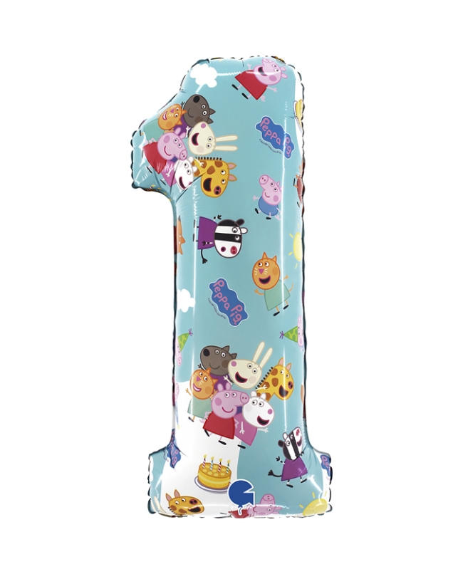 Forma Numero 1 Peppa Pig 33 X 71cm (0,030m3)