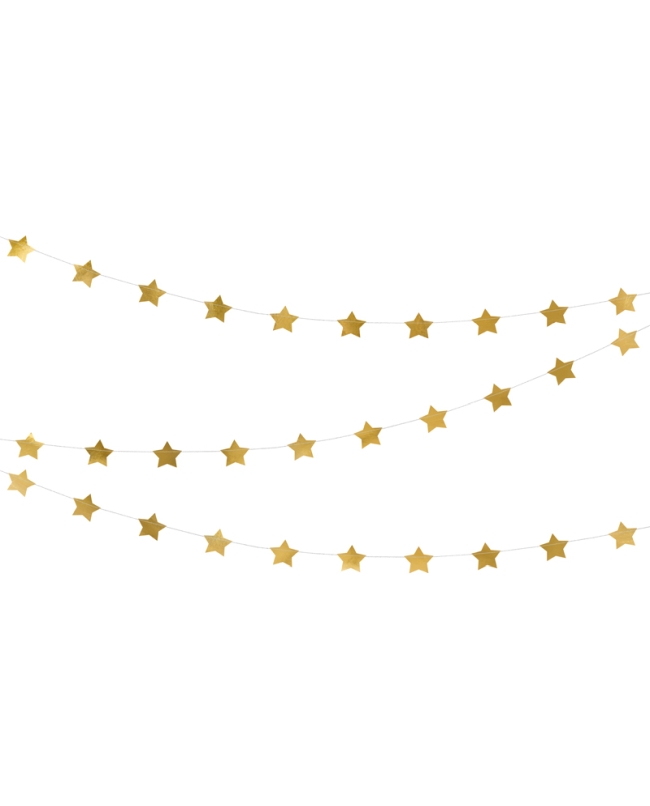 Guirnalda Estrellas Oro 3.6m ***OFERTA DTO NO ACUMULABLE