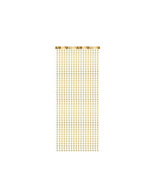 Cortina Estrellas Oro 100 X 245cm ***OFERTA DTO NO ACUMULABLE