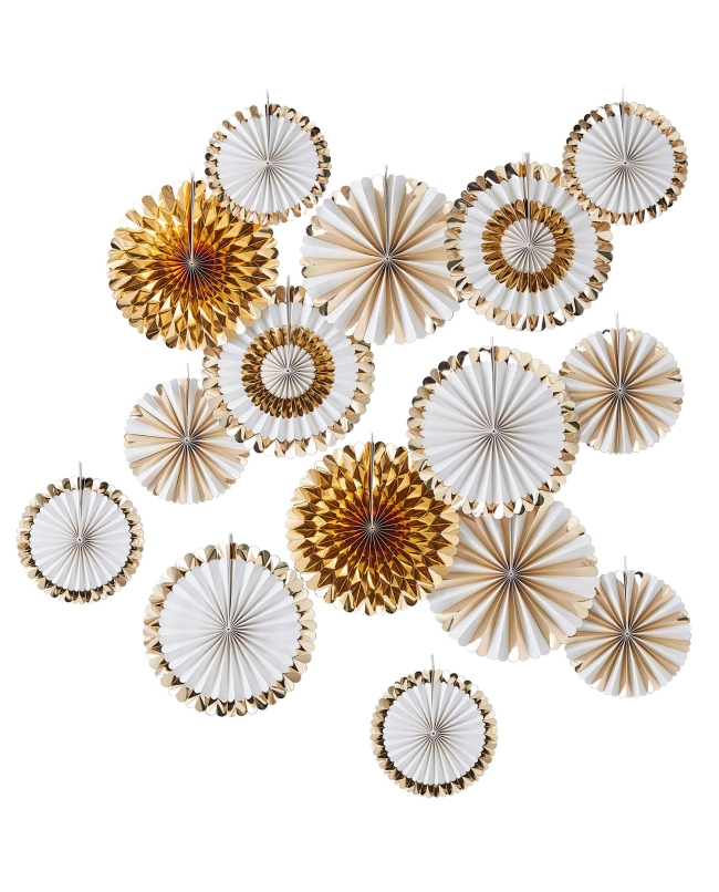 Telon Fondo Decoracion Del Ventilador Oro ***OFERTA DTO NO ACUMULABLE