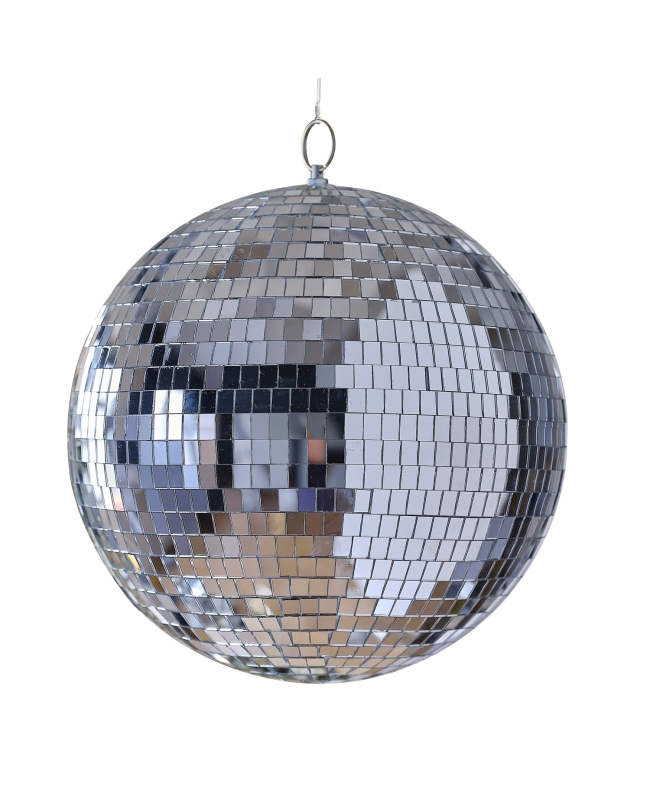 Decoracion Bola Disco Plata 30cm Grande ***OFERTA DTO NO ACUMULABLE