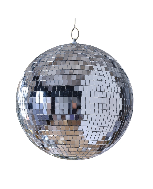 Decoracion Bola Disco Plata Grande ***OFERTA DTO NO ACUMULABLE