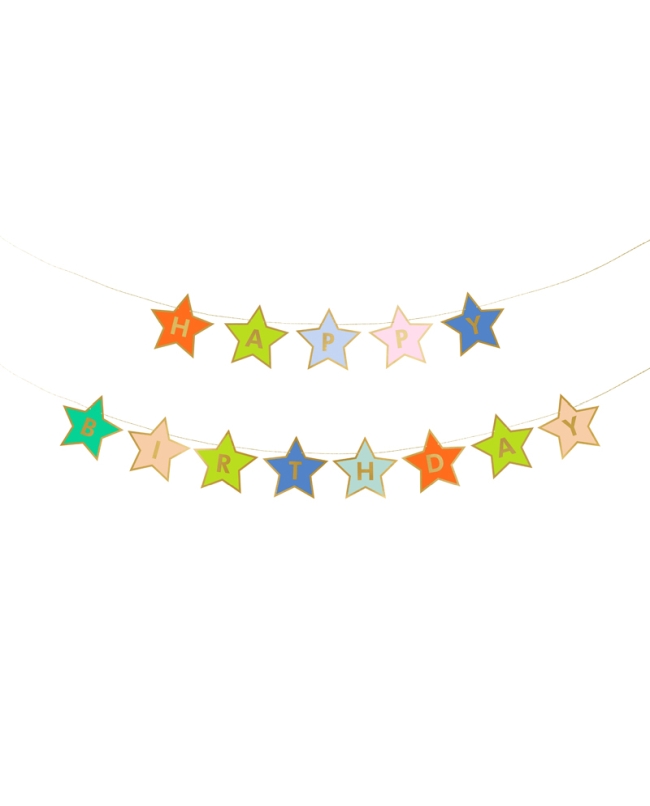 Guirnalda Estrellas Happy Bday 260X16.5cm ***OFERTA DTO NO ACUMULABLE