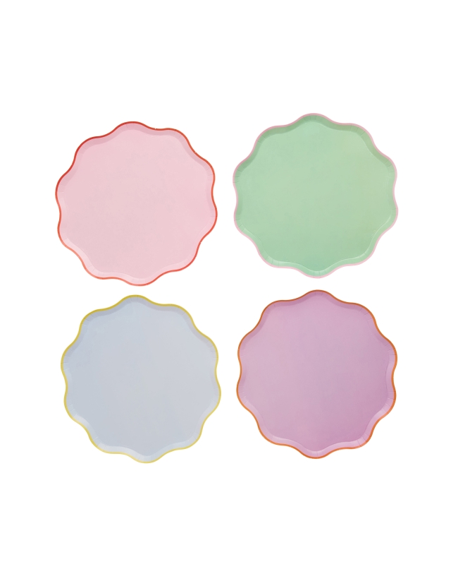 Platos Papel 23,5cm Banquete Brillante