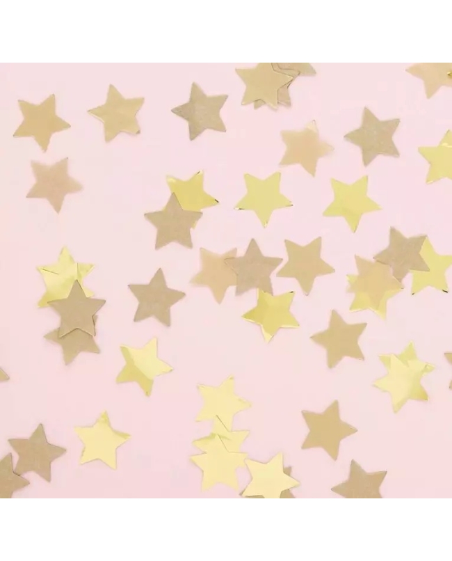 Confeti Estrellas Oro 15G Papel