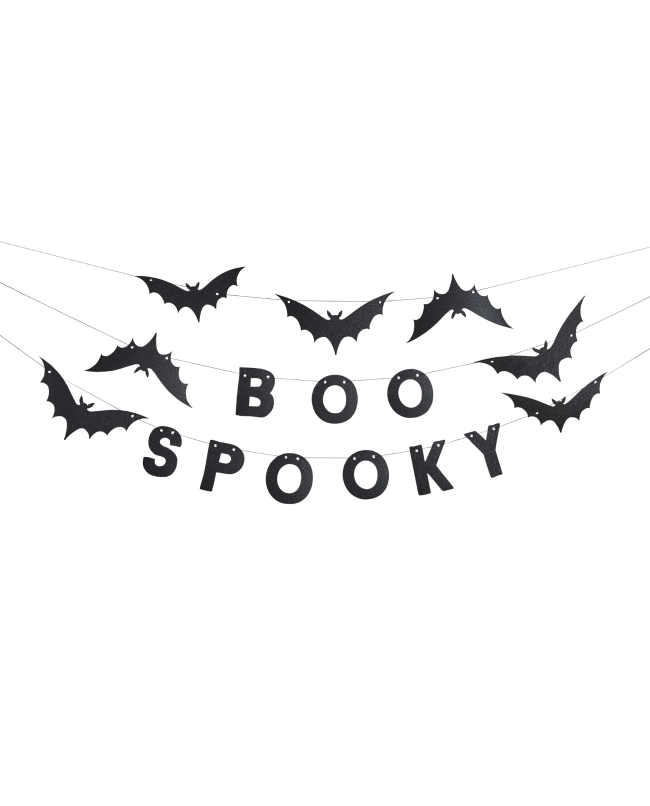 Guirnalda Murcielago Spooky Boo X3 1.5m Fieltro