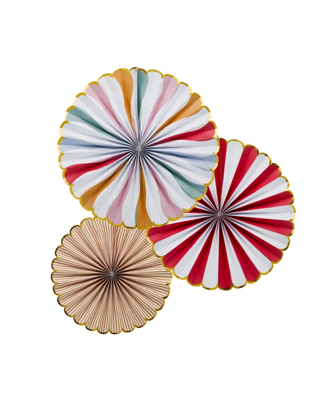 Decoraciones Abanico Circo 32/36/40cm