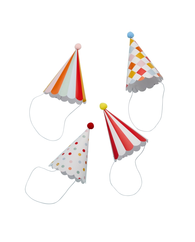 Gorritos Fiesta Circo Pompones 16 X 9cm