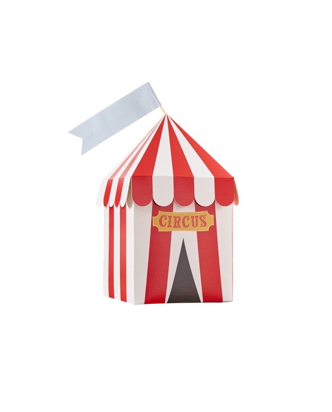 Cajas Personalizables Circo 23 X 10cm Papel