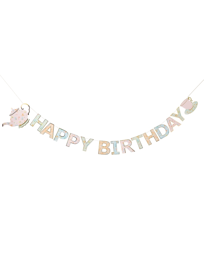 Pancarta Fiesta Te Happy Bday 2.5m Carton