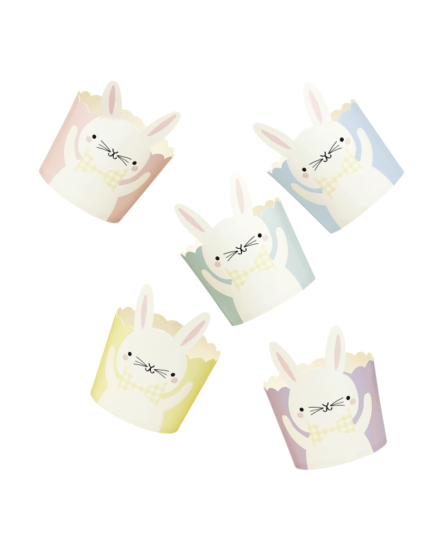 Vasos Papel Conejo Pascua 6 X 8,5cm