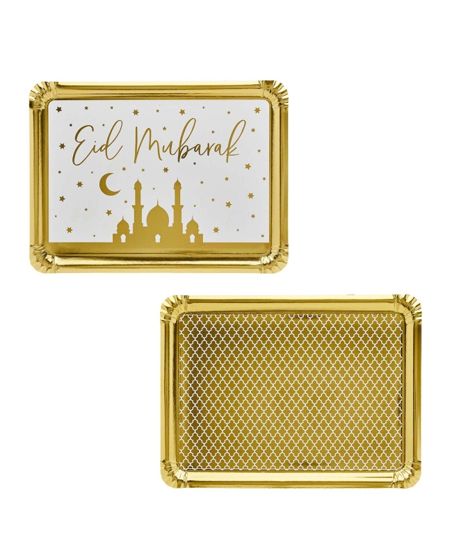 Bandejas Eid Mubarak 28,5 X 38cm Carton