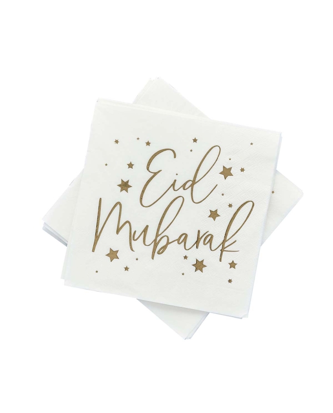 Servilletas 33 X 33cm Eid Mubarak