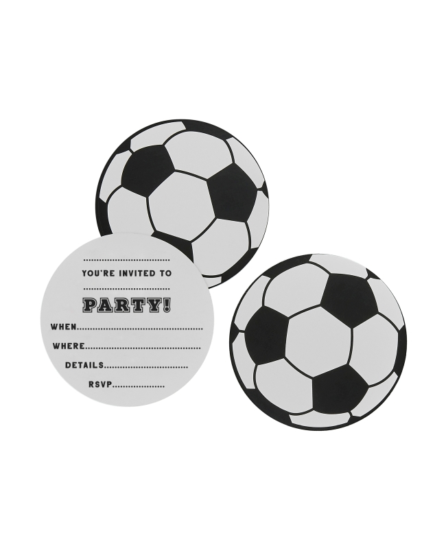 Invitaciones Futbol 11 X 11cm