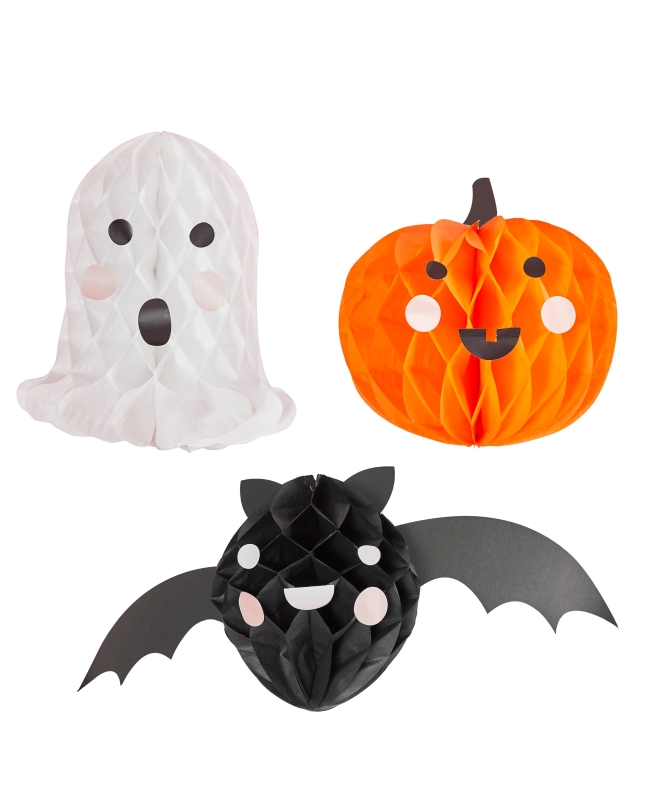 Deco Colgante Nido Abeja Personajes Halloween