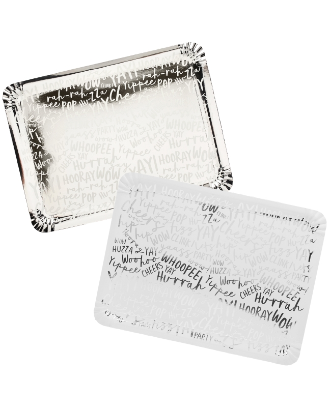 Bandejas Plata 29 X 39cm Papel