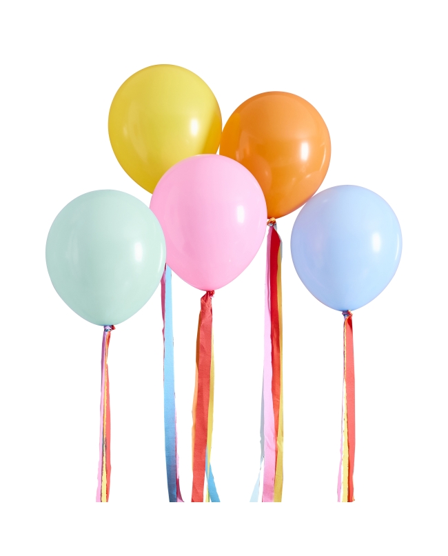 Globo Late X 30cm Premium Bright Colas Borlas