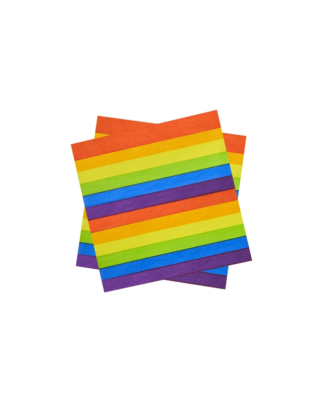 Servilletas 33 X 33cm Arcoiris