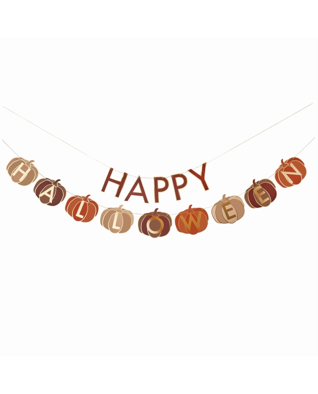 Guirnalda Calabaza Happy Halloween X2 2m Carulina