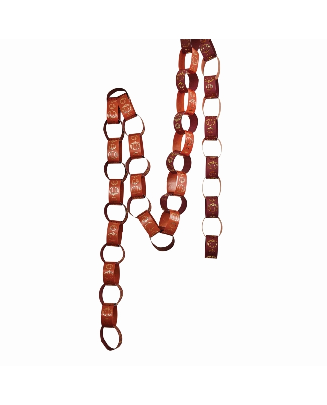 Cadenas Papel Calabaza