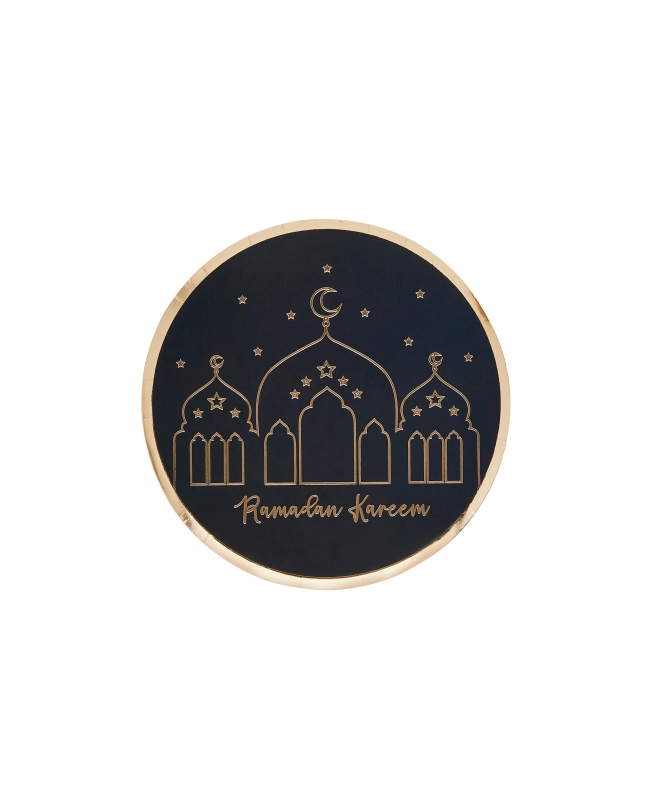 Platos Papel 22,5cm Ramadan