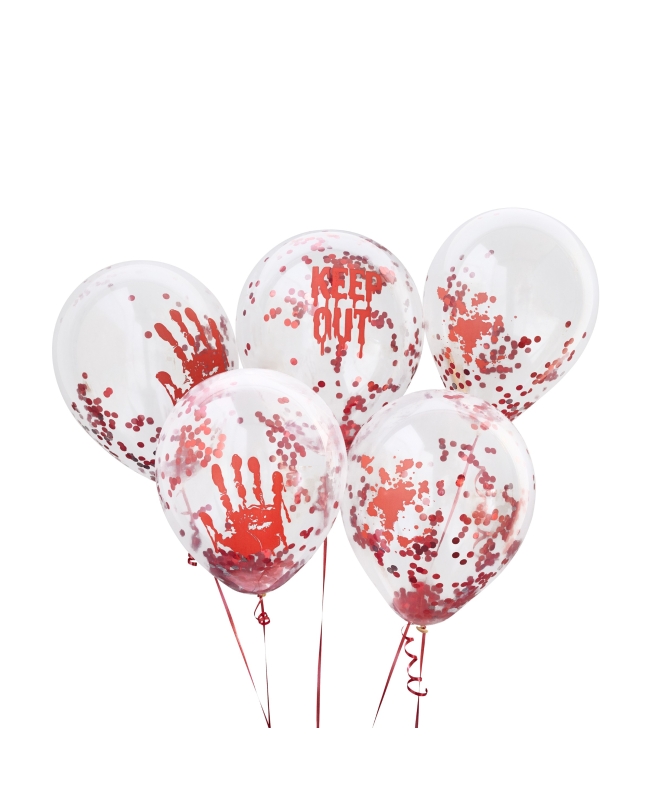 Globos Latex 30cm Confeti Sangriento