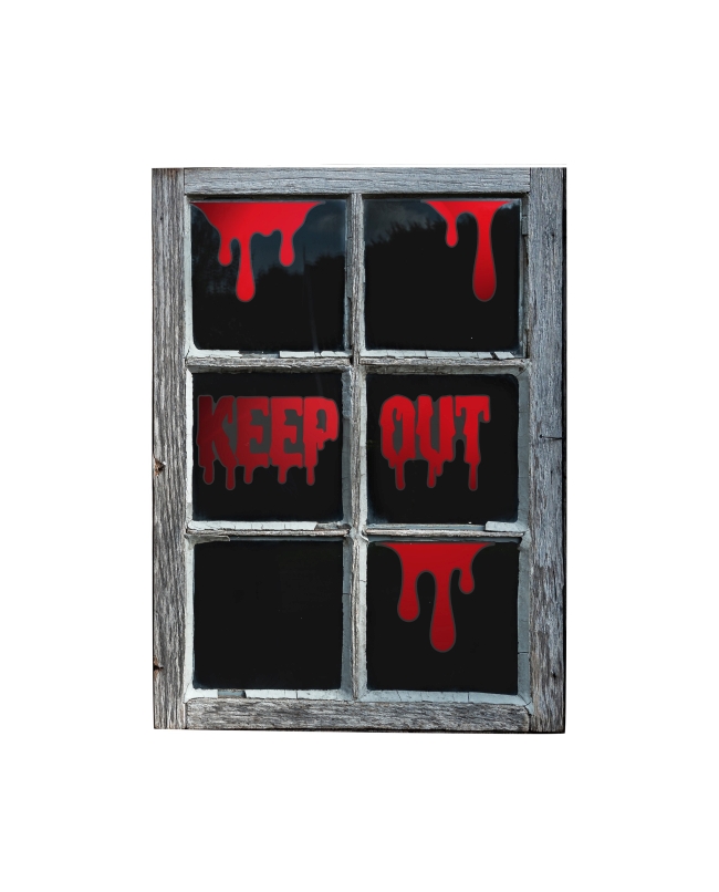 Pegatinas Eventana Keep Out