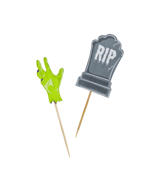 Palillos Comida Zombi Carton
