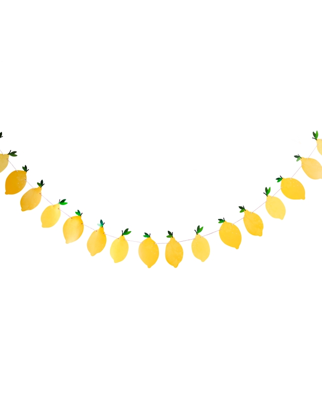 Guirnalda Limones 8 X 14cm X 2.5m Carton