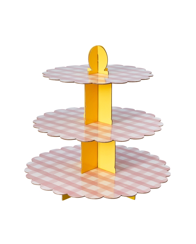 Soporte Pastel Cuadros 3 Niveles 34 X 35cm