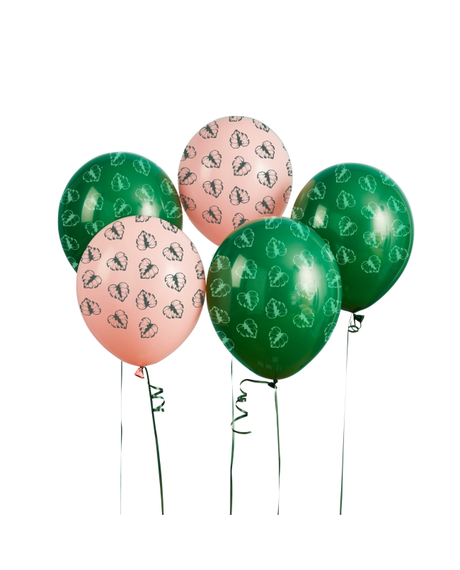 Globo Late X 30cm Hojas Tropicales