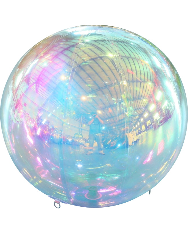 Esfera Mirror Balls Iriscente 80cm Con Valvula + Kit Pinchazo