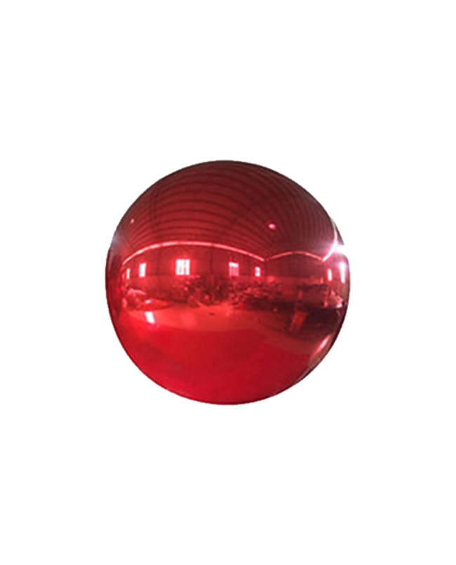 Esfera Mirror Balls Rojo 80cm Con Valvula + Kit Pinchazo