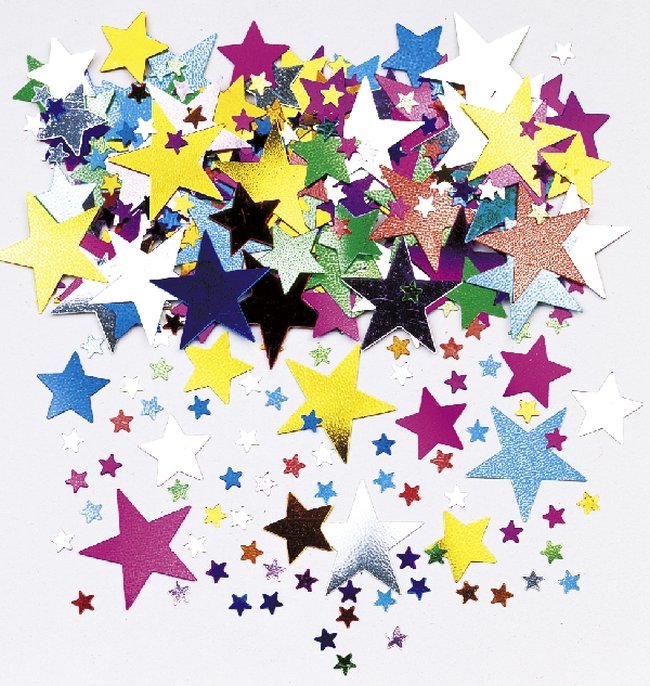 Confeti Estrellas Multicolor Foil 14gr