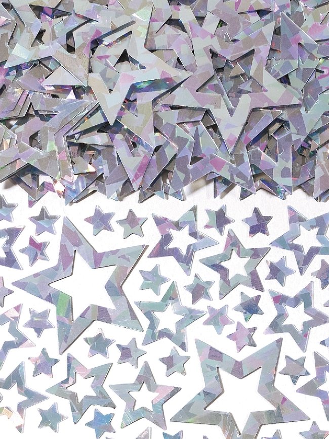 Confetti Star Shimmer Plata 14gr