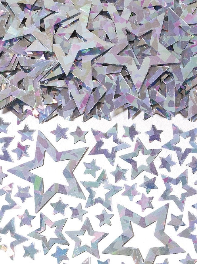 Confetti Star Shimmer Plata 14gr