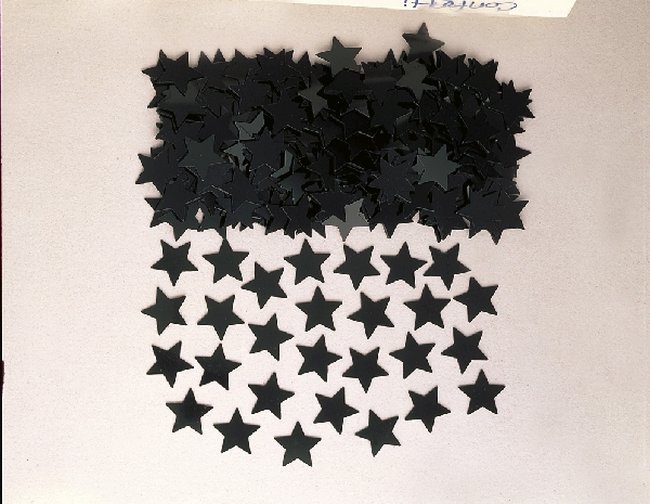 Confeti Estrellas Negra 14gr