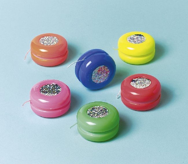 Juguete Yo-Yos Laser De Plastico 3.5X3.5X1.6cm