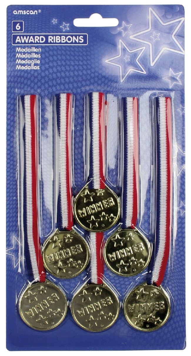 Juguete Medallas Plastico/Tela