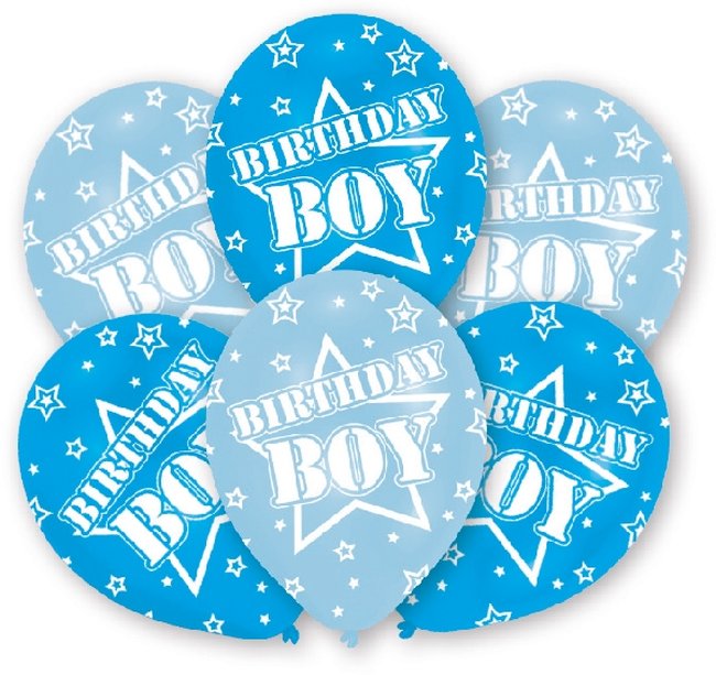 Globos Latex 27,5cm Bday Boy